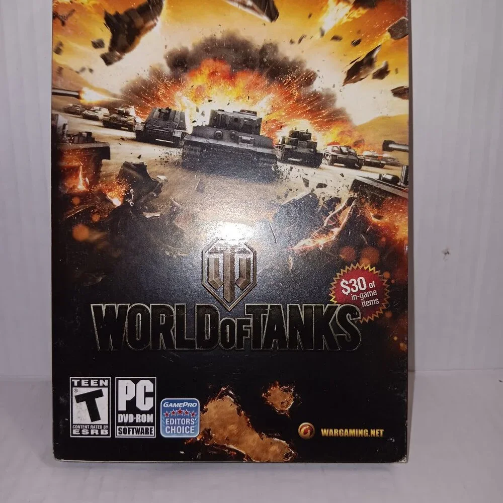 WORLD OF TANKS PC VIDEO GAME FOR PC DVD-ROM GAMEPRO EDITORS CHOICE